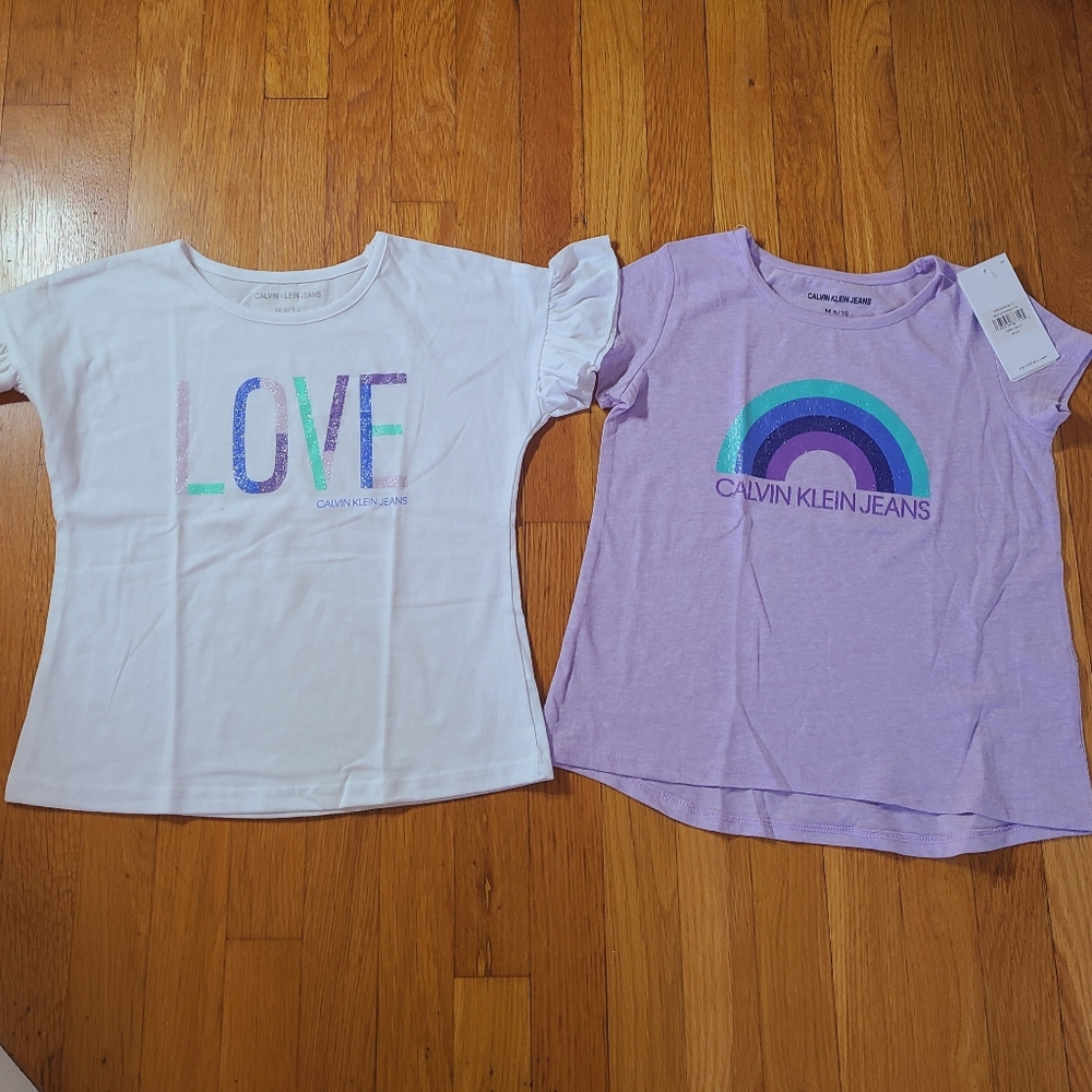 2 calvin klein Girls Tee
